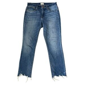 J. Crew‎ Slim Broken in Boyfriend Jean with Chewed Hems Size 25